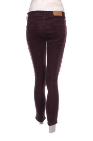 Pantaloni de velvet de femei H&M Divided, Mărime S, Culoare Roșu, Preț 95,39 Lei