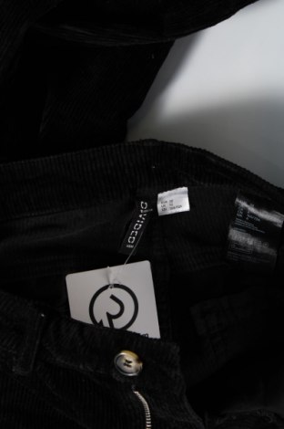 Γυναικείο κοτλέ παντελόνι H&M Divided, Μέγεθος M, Χρώμα Μαύρο, Τιμή 1,79 €