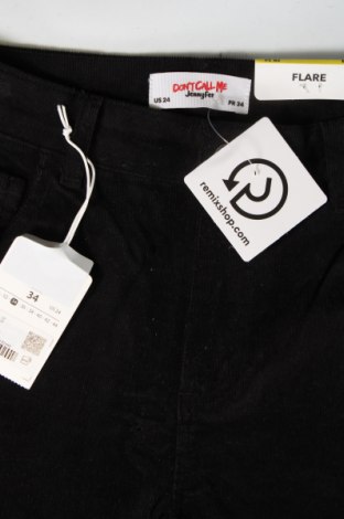 Дамски джинси Jennyfer, Размер XXS, Цвят Черен, Цена 13,80 лв.