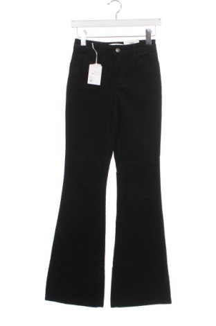 Γυναικείο κοτλέ παντελόνι Jennyfer, Μέγεθος XXS, Χρώμα Μαύρο, Τιμή 7,35 €
