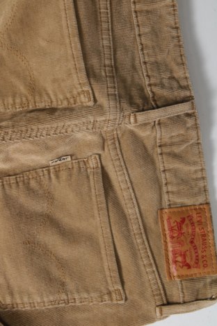 Pantaloni de velvet de femei Levi's, Mărime XS, Culoare Bej, Preț 48,35 Lei
