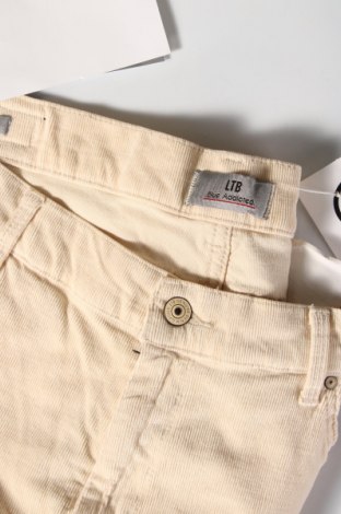 Pantaloni de velvet de femei Ltb, Mărime L, Culoare Ecru, Preț 42,93 Lei