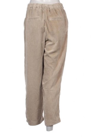 Pantaloni de velvet de femei MSCH, Mărime M, Culoare Bej, Preț 11,51 Lei