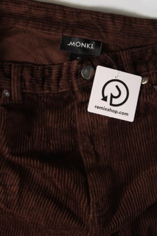 Дамски джинси Monki, Размер XL, Цвят Кафяв, Цена 7,38 лв.