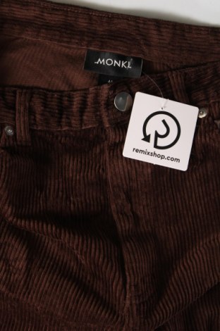 Дамски джинси Monki, Размер XL, Цвят Кафяв, Цена 18,00 лв.