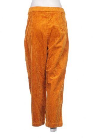 Pantaloni de velvet de femei Monki, Mărime XL, Culoare Galben, Preț 29,61 Lei