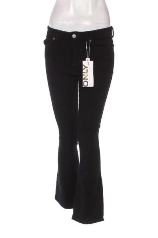 Γυναικείο κοτλέ παντελόνι ONLY, Μέγεθος S, Χρώμα Μαύρο, Τιμή 7,80 €