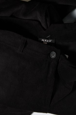 Γυναικείο κοτλέ παντελόνι Please, Μέγεθος M, Χρώμα Μαύρο, Τιμή 14,96 €