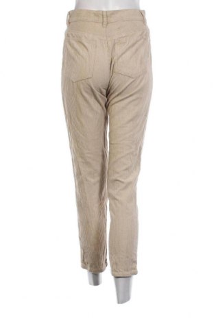 Γυναικείο κοτλέ παντελόνι Pull&Bear, Μέγεθος S, Χρώμα Εκρού, Τιμή 17,94 €