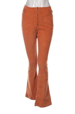 Pantaloni de velvet de femei Rainbow, Mărime S, Culoare Portocaliu, Preț 17,17 Lei
