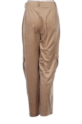Pantaloni de velvet de femei SHEIN, Mărime L, Culoare Bej, Preț 14,31 Lei