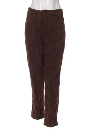 Pantaloni de velvet de femei SHEIN, Mărime M, Culoare Maro, Preț 9,54 Lei