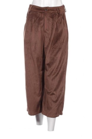 Pantaloni de velvet de femei SHEIN, Mărime S, Culoare Maro, Preț 9,54 Lei