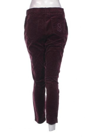 Pantaloni de velvet de femei Strandfein, Mărime M, Culoare Roșu, Preț 9,54 Lei