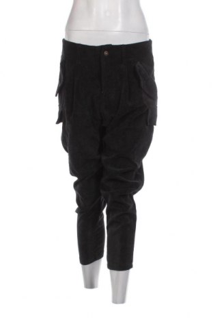 Pantaloni de velvet de femei Wiya, Mărime M, Culoare Negru, Preț 9,54 Lei