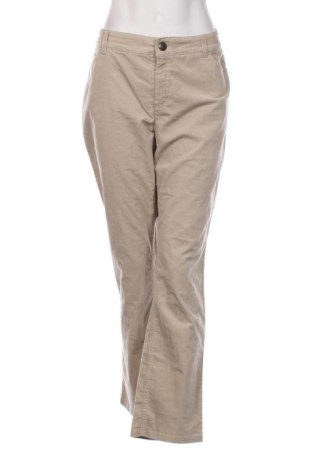 Γυναικείο κοτλέ παντελόνι Yessica, Μέγεθος XL, Χρώμα  Μπέζ, Τιμή 5,56 €
