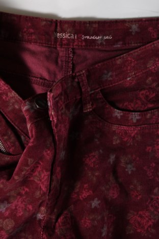 Дамски джинси Yessica, Размер M, Цвят Червен, Цена 3,19 лв.