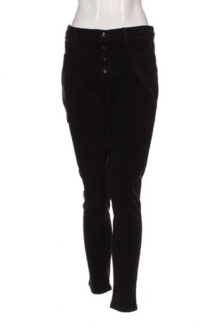 Γυναικείο κοτλέ παντελόνι Yessica, Μέγεθος L, Χρώμα Μαύρο, Τιμή 2,69 €