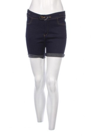 Γυναικείο κοντό παντελόνι Bershka, Μέγεθος M, Χρώμα Μπλέ, Τιμή 7,35 €