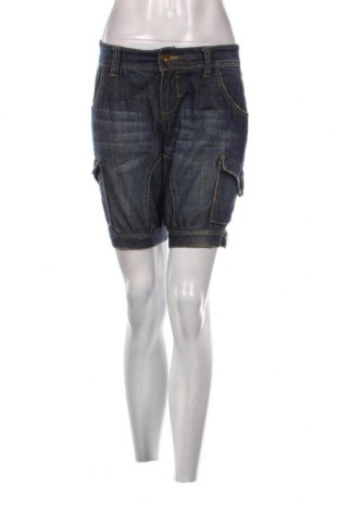 Pantaloni scurți de femei Bershka, Mărime M, Culoare Albastru, Preț 20,16 Lei