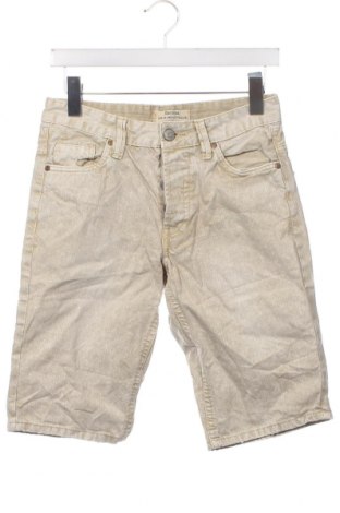 Pantaloni scurți de femei Bershka, Mărime XS, Culoare Bej, Preț 26,25 Lei