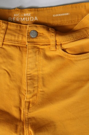 Pantaloni scurți de femei Clockhouse, Mărime S, Culoare Galben, Preț 20,36 Lei