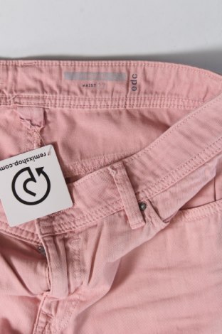 Γυναικείο κοντό παντελόνι Edc By Esprit, Μέγεθος S, Χρώμα Ρόζ , Τιμή 7,50 €