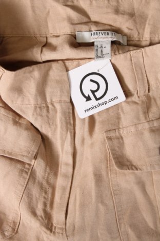 Pantaloni scurți de femei Forever 21, Mărime M, Culoare Bej, Preț 49,34 Lei