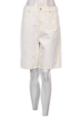 Pantaloni scurți de femei H&M, Mărime L, Culoare Ecru, Preț 37,50 Lei