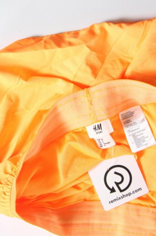 Дамски къс панталон H&M Sport, Размер S, Цвят Оранжев, Цена 6,65 лв.