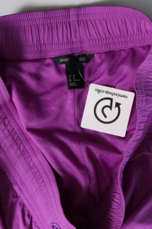 Pantaloni scurți de femei H&M Sport, Mărime M, Culoare Mov, Preț 48,47 Lei