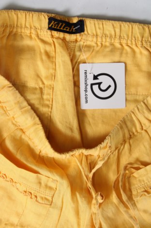 Pantaloni scurți de femei Killah, Mărime L, Culoare Galben, Preț 67,10 Lei