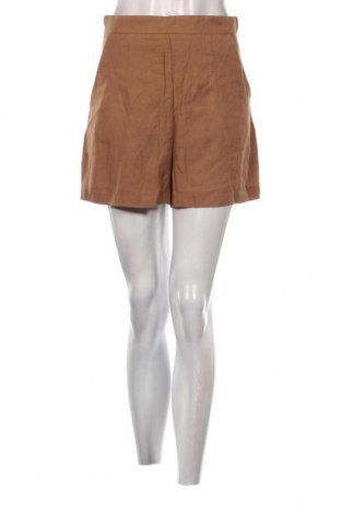 Дамски къс панталон Kookai, Размер S, Цвят Кафяв, Цена 23,37 лв.
