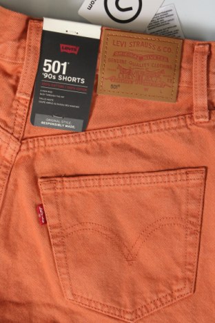 Γυναικείο κοντό παντελόνι Levi's, Μέγεθος XXS, Χρώμα Πορτοκαλί, Τιμή 19,59 €