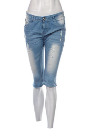 Γυναικείο κοντό παντελόνι Miss Natalie, Μέγεθος L, Χρώμα Μπλέ, Τιμή 6,26 €