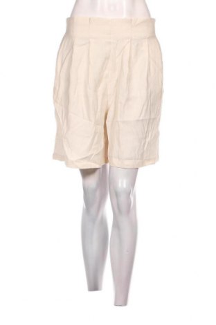 Γυναικείο κοντό παντελόνι Pieces, Μέγεθος L, Χρώμα  Μπέζ, Τιμή 5,57 €