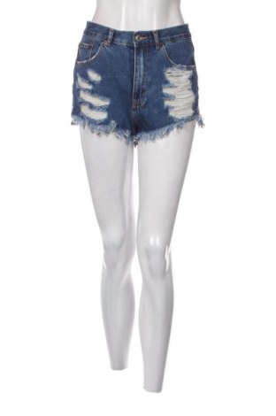 Γυναικείο κοντό παντελόνι Pull&Bear, Μέγεθος S, Χρώμα Μπλέ, Τιμή 11,75 €