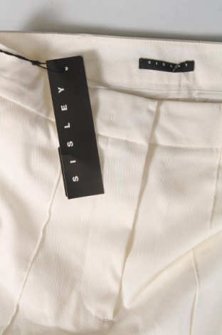 Дамски къс панталон Sisley, Размер XXS, Цвят Бял, Цена 20,40 лв.