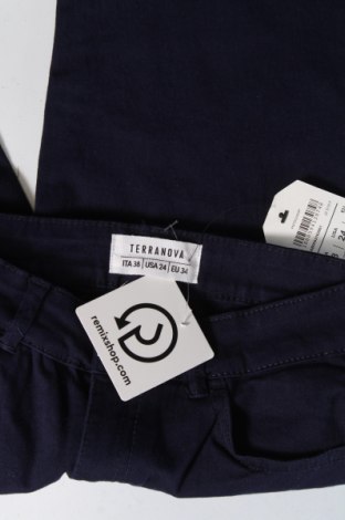 Γυναικείο κοντό παντελόνι Terranova, Μέγεθος XS, Χρώμα Μπλέ, Τιμή 2,56 €