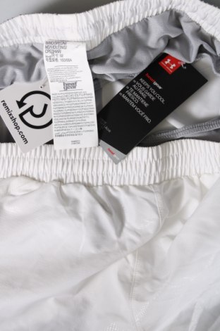 Γυναικείο κοντό παντελόνι Under Armour, Μέγεθος M, Χρώμα Λευκό, Τιμή 23,24 €