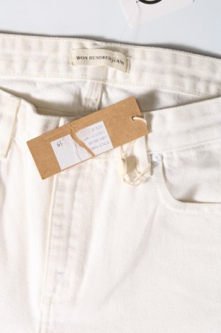 Γυναικείο κοντό παντελόνι Won Hundred, Μέγεθος S, Χρώμα Εκρού, Τιμή 23,50 €
