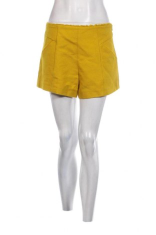 Дамски къс панталон Zara Trafaluc, Размер L, Цвят Зелен, Цена 8,05 лв.