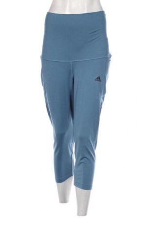 Damen Leggings Adidas, Größe L, Farbe Blau, Preis 21,15 €