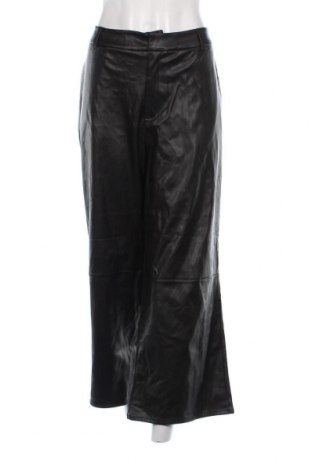 Γυναικείο παντελόνι δερμάτινο, Μέγεθος XXL, Χρώμα Μαύρο, Τιμή 17,94 €