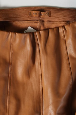 Dámské kožené kalhoty  Amisu, Velikost M, Barva Hnědá, Cena  462,00 Kč