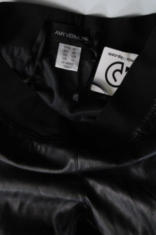 Γυναικείο παντελόνι δερμάτινο Amy Vermont, Μέγεθος L, Χρώμα Μαύρο, Τιμή 4,49 €