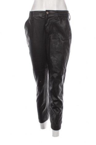 Pantaloni de piele pentru damă Bershka, Mărime S, Culoare Negru, Preț 9,54 Lei