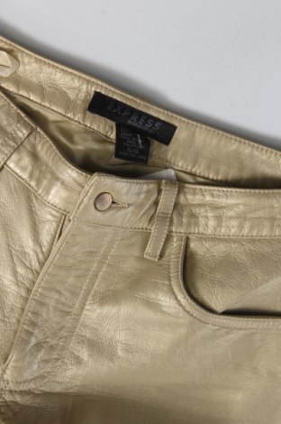 Γυναικείο παντελόνι δερμάτινο Express, Μέγεθος S, Χρώμα Χρυσαφί, Τιμή 41,51 €