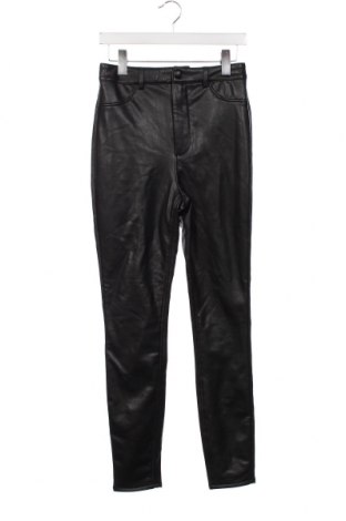 Дамски кожен панталон Miss Selfridge, Размер M, Цвят Черен, Цена 10,08 лв.