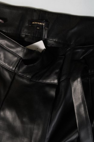Γυναικείο παντελόνι δερμάτινο More & More, Μέγεθος XXL, Χρώμα Μαύρο, Τιμή 5,47 €